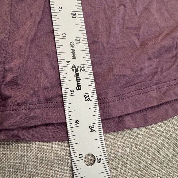 Vintage Soprano Med Mauve Empire Waist Dress with Pearl Waist Ruched Top Y2K USA - Picture 8 of 9